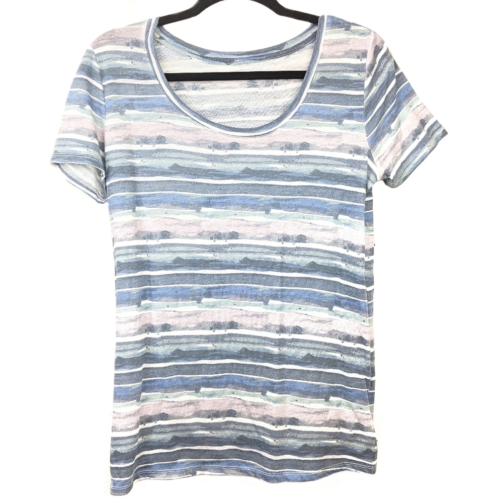 😺 BDG Pastel Watercolor Striped Tee